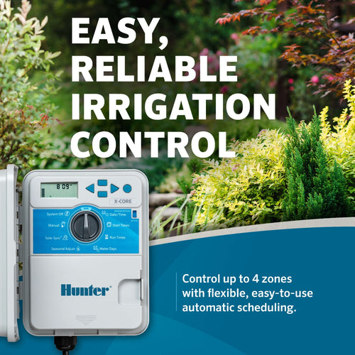 Hunter X-Core® Standard Irrigation Controller (4 to 8 Zones)