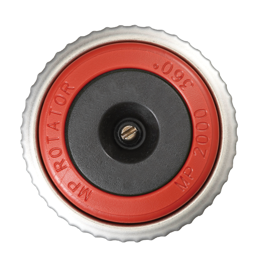 Hunter MP2000 Rotator® 360° nozzle top down view
