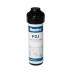 Hunter PGJ adjustable rotor sprinkler adjustable arc nozzle detail collapsed retail packaging