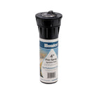 Hunter Pro-Spray 4-inch pop-up adjustable sprinkler body white background front side view
