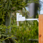 Hunter Wireless Rain Clik sensor mounted on structure installation example
