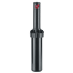 Hunter PGJ adjustable 4-inch rotor sprinkler compact gear-driven rotor
side view with red nozzle